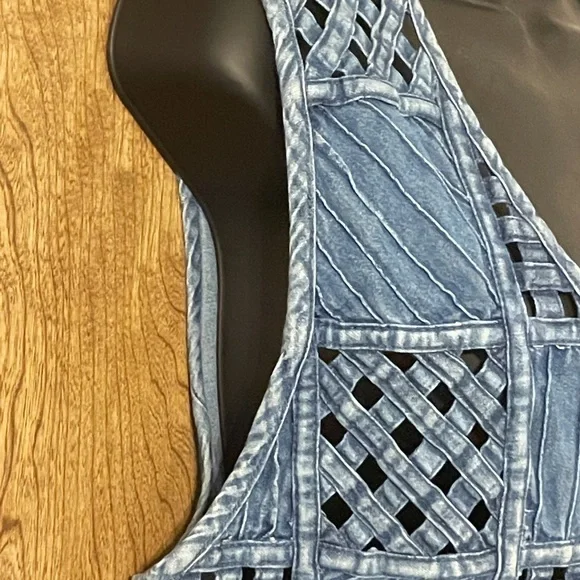 Vintage Denim Vest - Picture 3 of 7